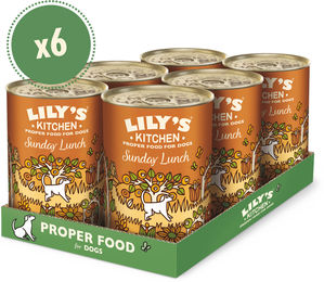 Produktbild von Lily's Kitchen Sonntagsessen Nassfutter für Hunde 6 x 400g