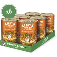 Produktbild von Lily's Kitchen Sonntagsessen Nassfutter für Hunde 6 x 400g