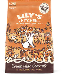 Produktbild von Lily's Kitchen Trockenfutter für ausgewachsene Hunde mit Huhn und Ente getreidefrei 2,5kg
