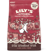 Produktbild von Lily's Kitchen Trockenfutter Getreidefrei mit Ente, Lachs und Hirsch 12kg