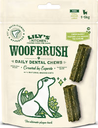 Produktbild von Lily's Kitchen Woofbrush Mini Zahnpflege-Kauspielzeug für kleine Hunde 130g