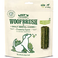 Produktbild von Lily's Kitchen Woofbrush Small Zahnpflege-Kauspielzeug für kleine Hunde 154g Grün