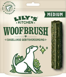 Lily's Kitchen Woofbrush Zahnpflege-Kausnacks Huhn für erwachsene Hunde Mittel 7x28 g - 7 x 28 g – Bild 1 von 10