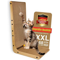 Produktbild von LINUMA Kratzbrett für Katzen aus Kratzpappe 68cm hoch Braun