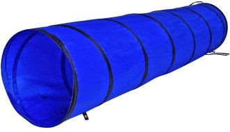 Lionto Agility Tunnel für Hunde 200x40 cm Blau mit Heringen und Tragetasche - 200 cm – Bild 1 von 7