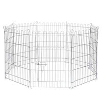 Produktbild von lionto Freilaufgehege SmallRun aus Metall für Kaninchen und Kleintiere 59 x 78 cm