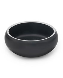 lionto Futternapf aus Edelstahl Schwarz 360 ml mit rutschfesten Silikonpads für Hunde und Katzen - 360 ml – Bild 1 von 13