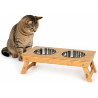 Produktbild von Lionto Futterstation für Katzen aus Bambus