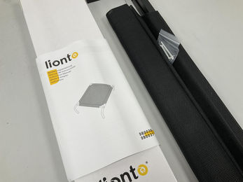 Lionto Hundebett aus Textilene und Metall Schwarz Größe L – Bild 1 von 8