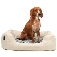 Produktbild von Lionto Hundebett mit Wendekissen in meliertem Design für Hunde und Katzen Größe L - 1 Stk.