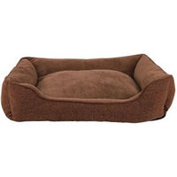 Produktbild von Lionto Hundebett und Katzenkissen aus Plüsch braun Größe L - 1 Stk.