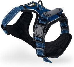 Lionto Hundegeschirr Y-Geschirr aus Nylon gepolstert reflektierend Blau Größe L - 1 Stk. – Bild 1 von 7