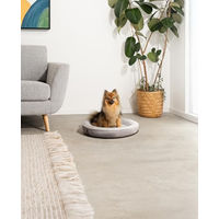 Produktbild von lionto Hundekissen rund in Grau S aus Plüsch