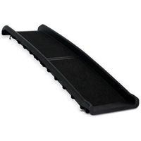 Produktbild von Lionto Hunderampe klappbar aus Kunststoff Schwarz Größe L 156 x 40 cm - 5 kg