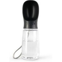 Produktbild von Lionto Hundetrinkflasche und Wassernapf für Hunde und Katzen aus Kunststoff, Schwarz, 500 ml - 500 ml