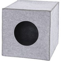 Produktbild von Lionto Katzenhöhle aus Filz für Regalsysteme Hellgrau 33x37x33 cm