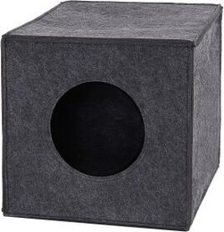 Lionto Katzenhöhle aus Filz in Grau – Bild 1 von 13