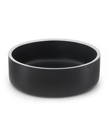 lionto Katzennapf aus Edelstahl in Schwarz rutschfest - 0,825 l – Bild 1 von 4