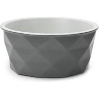 Produktbild von Lionto Keramik Futternapf mit Silikonboden grau 1100 ml für Hunde und Katzen