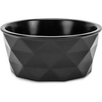 Produktbild von Lionto Keramik Futternapf mit Silikonboden Schwarz 1900 ml für Hunde und Katzen