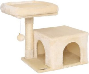 Lionto Kratzbaum für Katzen und Kitten mit Sisal, beige, 50 cm – Bild 1 von 13