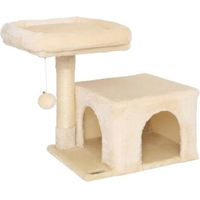 Produktbild von Lionto Kratzbaum für Katzen und Kitten mit Sisal, beige, 50 cm