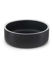 lionto Napf PureBlack Futternapf aus Edelstahl in Schwarz für Hunde und Katzen mit rutschfesten Silikonpads 825 ml - 825 ml – Bild 1 von 8