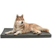Produktbild von Lionto Orthopädische Hundematte XL mit Memory-Schaumstoff aus Kunstleder Grau