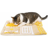 Produktbild von Lionto Schnüffelteppich für Katzen 70x60 cm gelb/braun