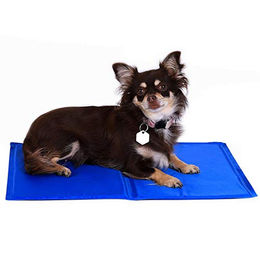 Lionto Selbstkühlende Hundematte für Hunde und Katzen wasserabweisend Blau Größe L - 1 Stk. – Bild 1 von 10