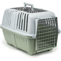 Produktbild von lionto Transportbox für Katzen aus Kunststoff mit Metalltür 58,5x35,5x40 cm