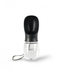 lionto Wassernapf Trinkflasche für Hunde und Katzen aus Kunststoff Schwarz - 350 ml – Bild 1 von 11