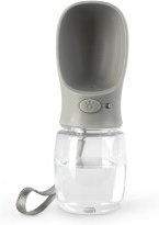 lionto Wasserspender für Hunde und Katzen aus Kunststoff Grau - 350 ml – Bild 1 von 13