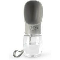 Produktbild von lionto Wasserspender für Hunde und Katzen aus Kunststoff Grau - 350 ml