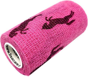 LisaCare kohäsive Bandage für Pferde Rosa 10cm x 4,5m – Bild 1 von 2