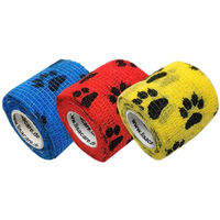 Produktbild von LisaCare Pfotenpflaster Tierbandagen aus Stoff 5cm x 4,5m bunt