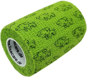 LisaCare selbsthaftende Bandage für Hunde grün 7,5cm x 4,5m – Bild 1 von 3