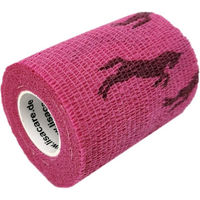 Produktbild von LisaCare selbsthaftende Bandage für Pferde aus Vliesstoff Rosa 7,5cm x 4,5m