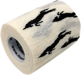 LisaCare selbsthaftende Bandage für Pferde aus Vliesstoff Weiß 7,5cm x 4,5m – Bild 1 von 3