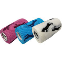 Produktbild von LisaCare Selbstklebende Pferdebandagen Gamaschen aus Stoff 10cm x 4,5m
