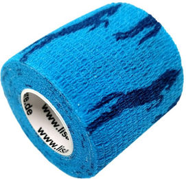 LisaCare selbstklebender Verband für Pferde Blau 5cm x 4,5cm – Bild 1 von 3
