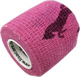 LisaCare selbstklebender Verband für Pferde Rosa 5cm x 4,5cm – Bild 1 von 3