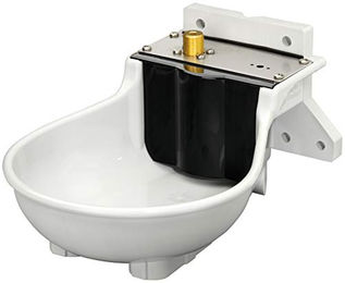 Lister Bacto Protect SB112H Pferdetränke aus antibakteriellem Spezialkunststoff in Lichtgrau – Bild 1 von 4