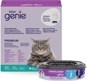 Litter Genie Katzenstreu Premium Sensitive 11 kg und LitterLocker Nachfüllkassette – Bild 1 von 1