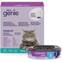 Produktbild von Litter Genie Katzenstreu Premium Sensitive 11 kg und LitterLocker Nachfüllkassette
