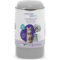 Produktbild von LitterLocker by Litter Genie EasyRoll Katzenstreu-Entsorgungseimer aus Kunststoff in Grau inkl. Kassette