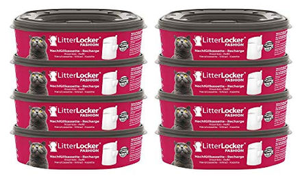 LitterLocker Fashion Nachfüllkassetten 8er-Pack Schwarz – Bild 1 von 2