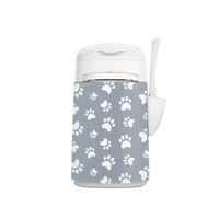 Produktbild von LitterLocker Fashion Stoff-Bezug Cat Paws Grau - 1 Stk.