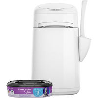 Produktbild von LitterLocker Genie Katzenstreu-Entsorgungseimer aus Kunststoff in Weiß