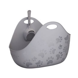 LitterLocker Litter Genie Katzentoilette Offene Schalentoilette aus Kunststoff Weiß – Bild 1 von 3